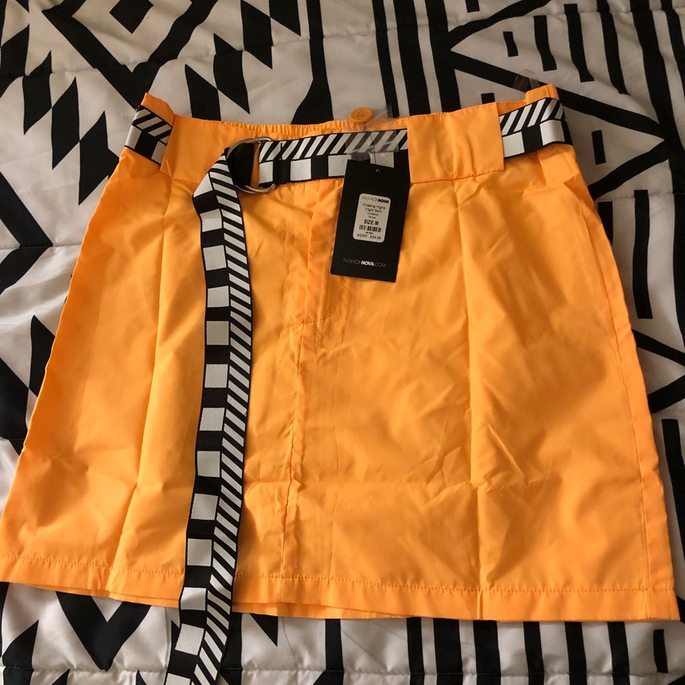 Gold Fashionnova skirt